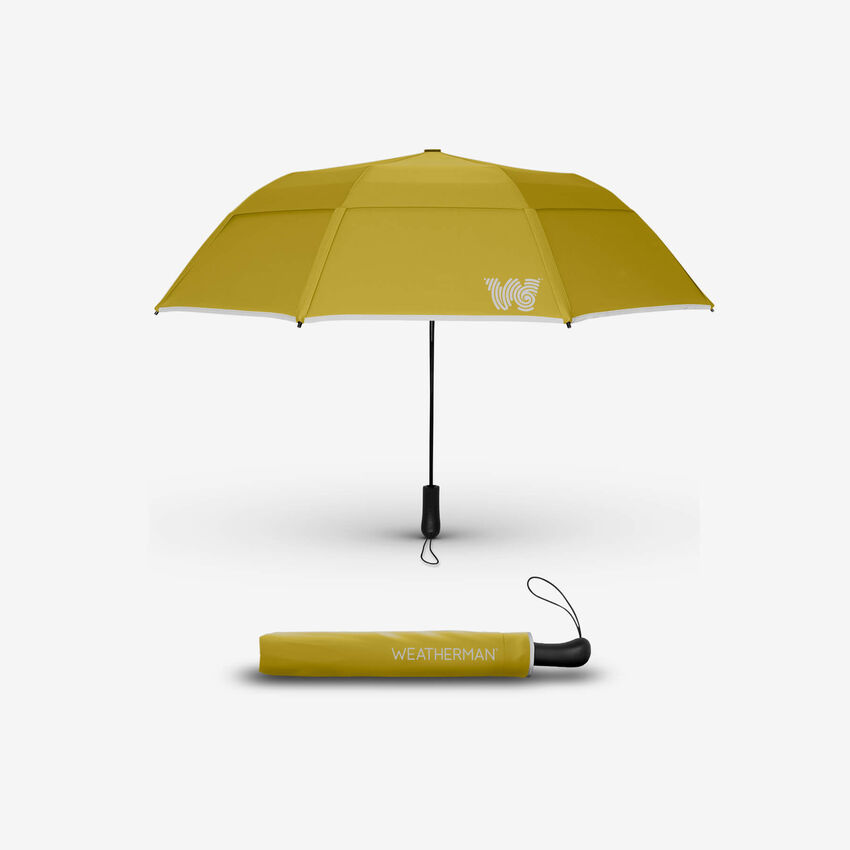 Collapsible Umbrella, Ochre, hi-res