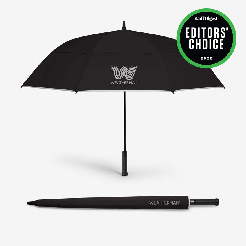 62 Golf Umbrella, Black, hi-res