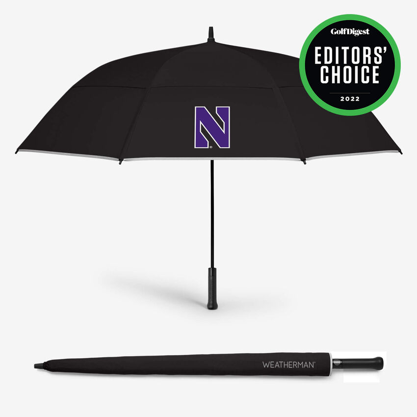 Northwestern University Golf Umbrella, , hi-res